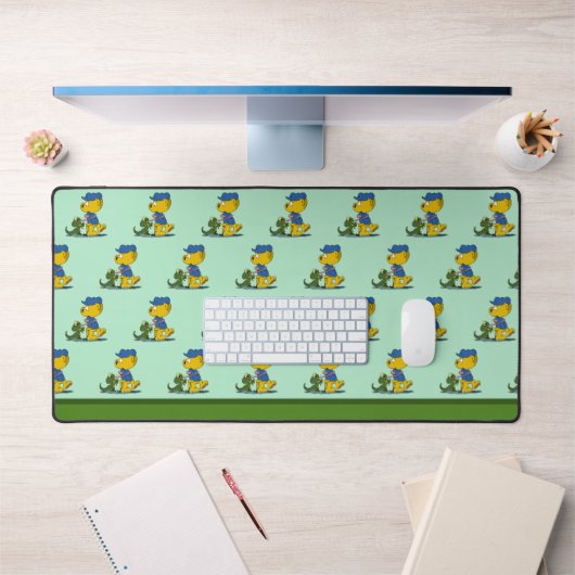 Ferald und die Baby Lizard | Kinder Schreibtischunterlage (Büro 1)