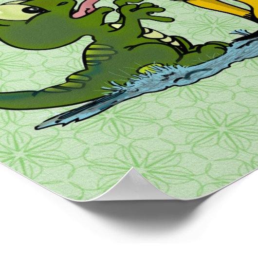 Ferald und die Baby Lizard Poster (Ecke)