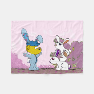 Ferald und die Bunnies Fleecedecke