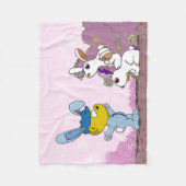 Ferald und die Bunnies Fleecedecke (Vorderseite)