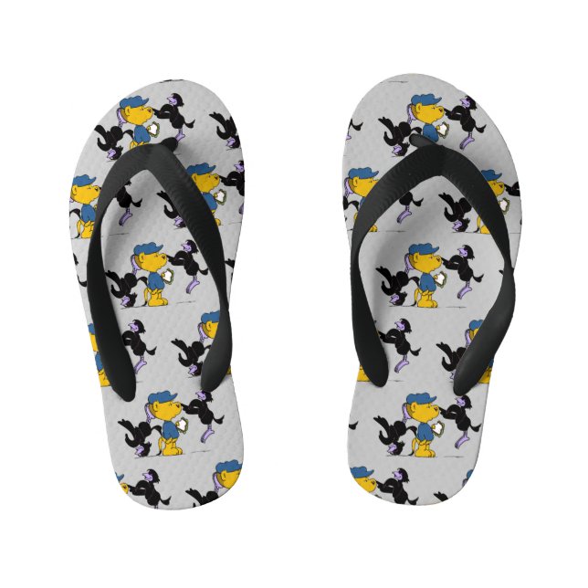 Ferald und die Pesky Crows Kinderbadesandalen (Fußbett)