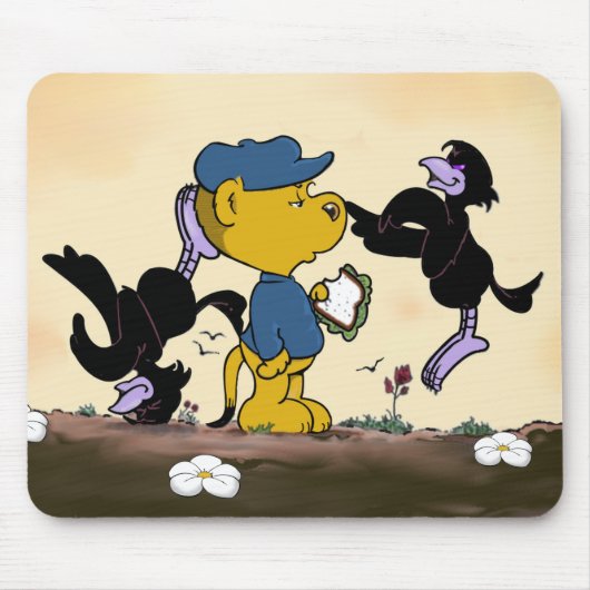 Ferald und die Pesky Crows Mousepad (Vorne)