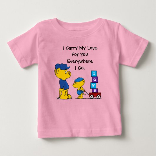 Ferald und Ferald Baby Baby T-shirt (Vorderseite)