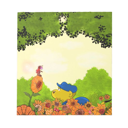 Ferald und Mizz Ladybug Notizblock (Vorderseite)