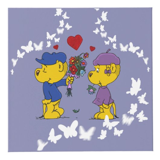 Ferald und Sahsha Ferret Cube Würfel (Vorderseite)