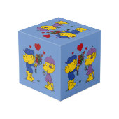 Ferald und Sahsha Ferret Cube Würfel (Rückseite Schrägansicht)