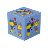 Ferald und Sahsha Ferret Cube Würfel (Vorderseite Schrägansicht)