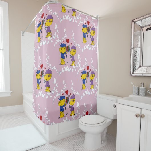 Ferald und Sahsha Ferret Duschvorhang (Beispiel)