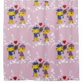 Ferald und Sahsha Ferret Duschvorhang (Vorderseite)