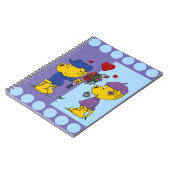 Ferald und Sahsha Ferret Notebook Notizblock (Linke Seite)