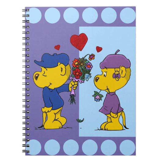 Ferald und Sahsha Ferret Notebook Notizblock (Vorderseite)