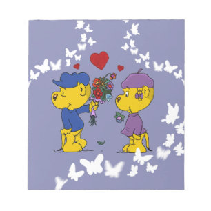 Ferald und Sahsha Ferret Notizblock