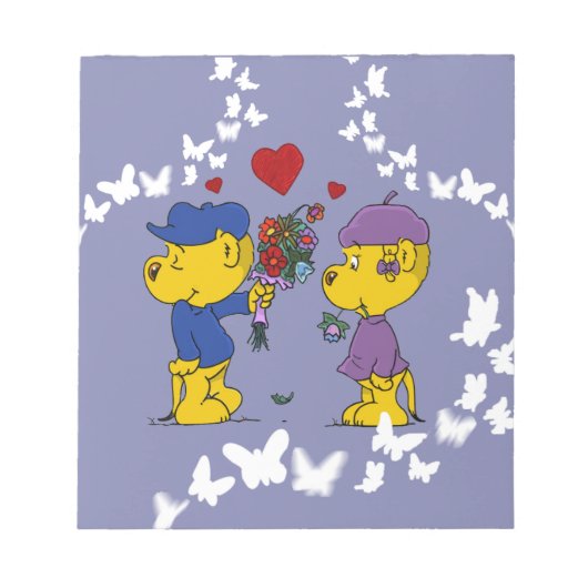 Ferald und Sahsha Ferret Notizblock (Vorderseite)