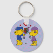 Ferald und Sahsha Ferret Schlüsselanhänger (Vorderseite)