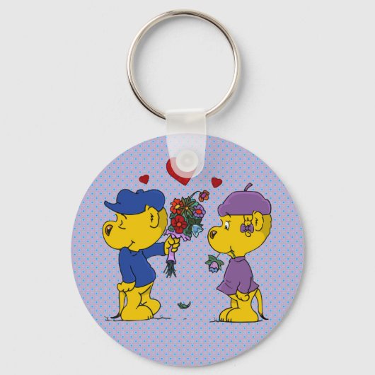 Ferald und Sahsha Ferret Schlüsselanhänger (Vorderseite)