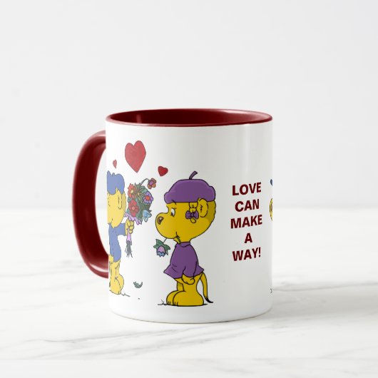 Ferald und Sahsha Ferret Tasse (Vorderseite Links)