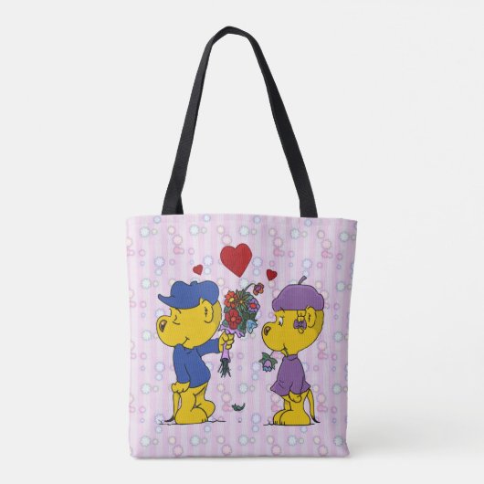 Ferald und Sahsha Ferret Tote Bag Tasche (Rückseite)