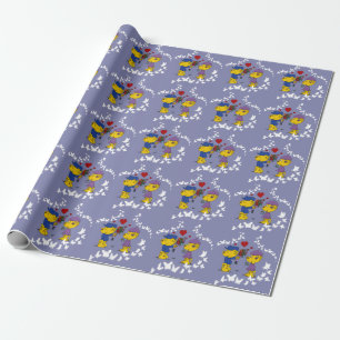 Ferald und Sahsha Ferret Wrapping Paper Geschenkpapier
