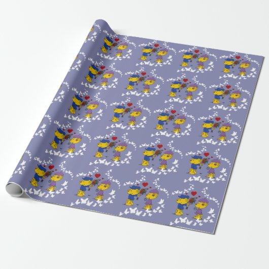Ferald und Sahsha Ferret Wrapping Paper Geschenkpapier (Ungerollt)