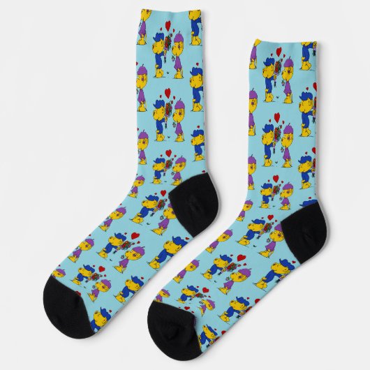 Ferald und Sahsha Frett Socken (Linkes Detail)