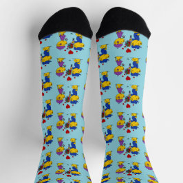 Ferald und Sahsha Frett Socken