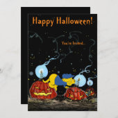 Ferald und The Rotten Pumpkins Einladung (Vorne/Hinten)