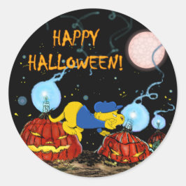 Ferald und The Rotten Pumpkins | Halloween Runder Aufkleber