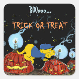 Ferald und The Rotten Pumpkins Quadratischer Aufkleber