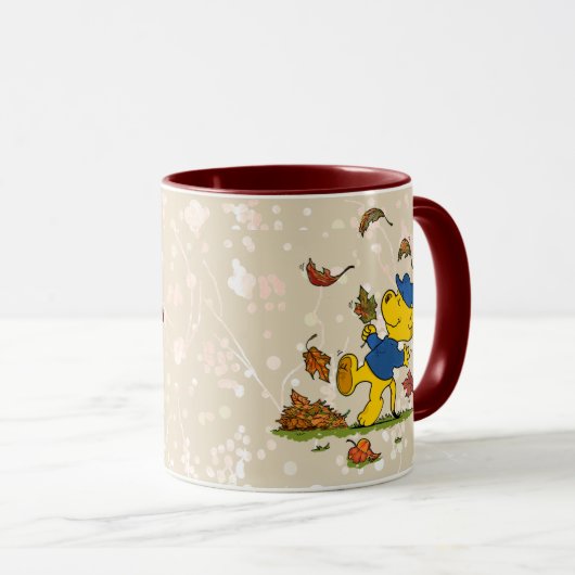 Ferald unter den Herbst verlässt die Tasse (VorderseiteRechts)