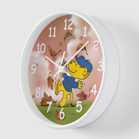 Ferald unter den Herbstleaves hinterlässt die Uhr (Winkel)