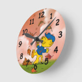 Ferald unter den Herbstleaves hinterlässt die Uhr (Winkel)