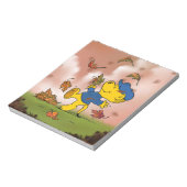 Ferald unter den Herbstleaves Notizblock (Rotiert)