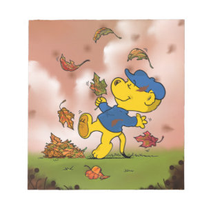 Ferald unter den Herbstleaves Notizblock