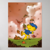 Ferald unter den Herbstleaves Poster (Vorne)