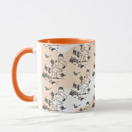Ferald unter den Herbstleaves Tasse (Links)