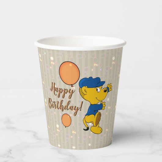 Ferald | Upbeat Geburtstag Pappbecher (Vorderseite)