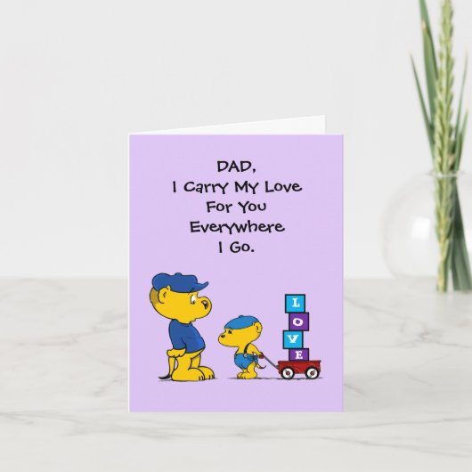 Ferald | Vatertagskarte Karte (Vorderseite)