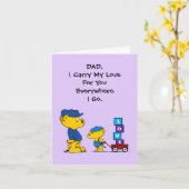 Ferald | Vatertagskarte Karte (Gelbe Blume)