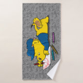 Ferald Zeichne mit Crayons Badetuch Badehandtuch (Badehandtuch)