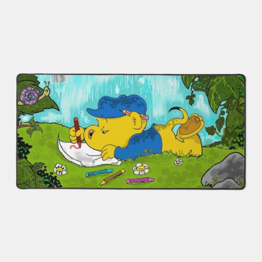 Ferald Zeichnend Kinder Schreibtischunterlage (Vorderseite)