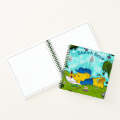 Ferald Zeichnend | Kinderskizze Notizblock (Innenseite)