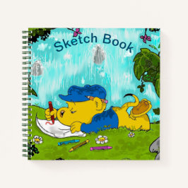 Ferald Zeichnend | Kinderskizze Notizblock