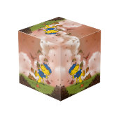 Ferald's Autumn Leaves Cube Würfel (Vorderseite Schrägansicht)