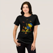 Ferald's Herbstblätter Tri-Blend Shirt (Vorderseite voll)