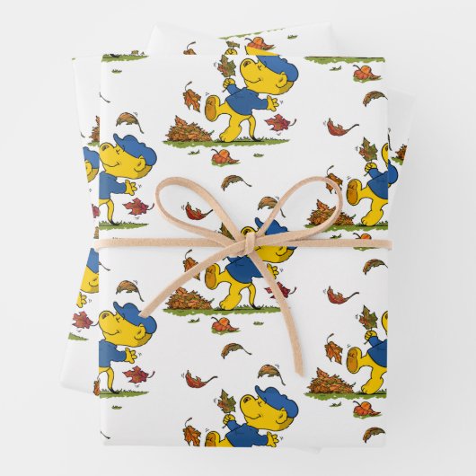 Ferald's Herbstleaves Geschenkpapier Set (Beispiel)