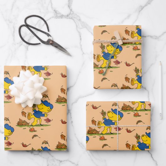 Ferald's Herbstleaves Geschenkpapier Set (Vorderseite)