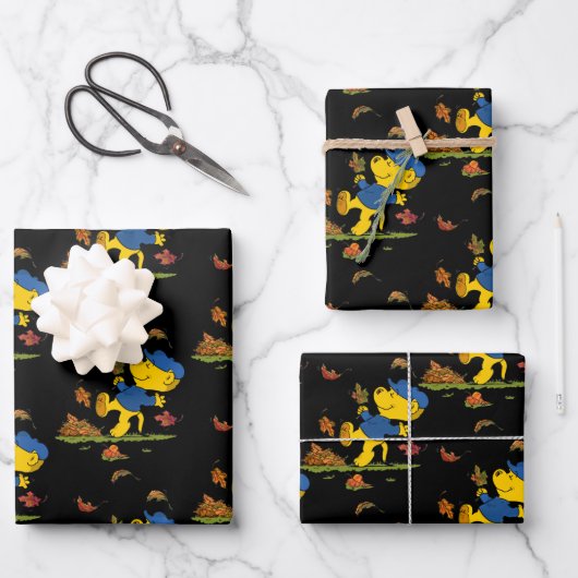 Ferald's Herbstleaves Geschenkpapier Set (Vorderseite)