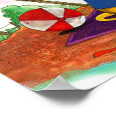 Ferald's Ice-Cream Beach Delight Poster (Ecke)