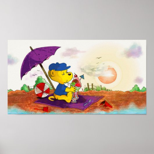 Ferald's Ice-Cream Beach Delight Poster (Vorne)