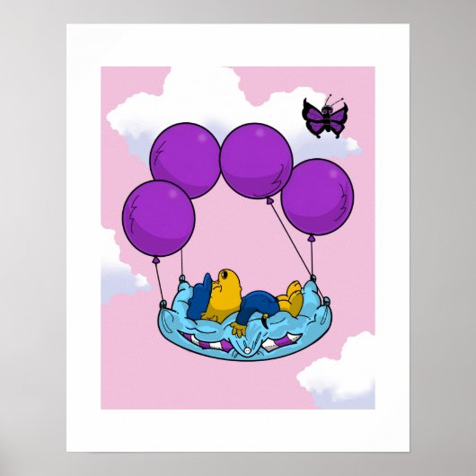 Ferald's Kissenballons Poster (Vorne)